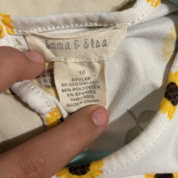 this is a sunflower dress - Picture 3 of 3